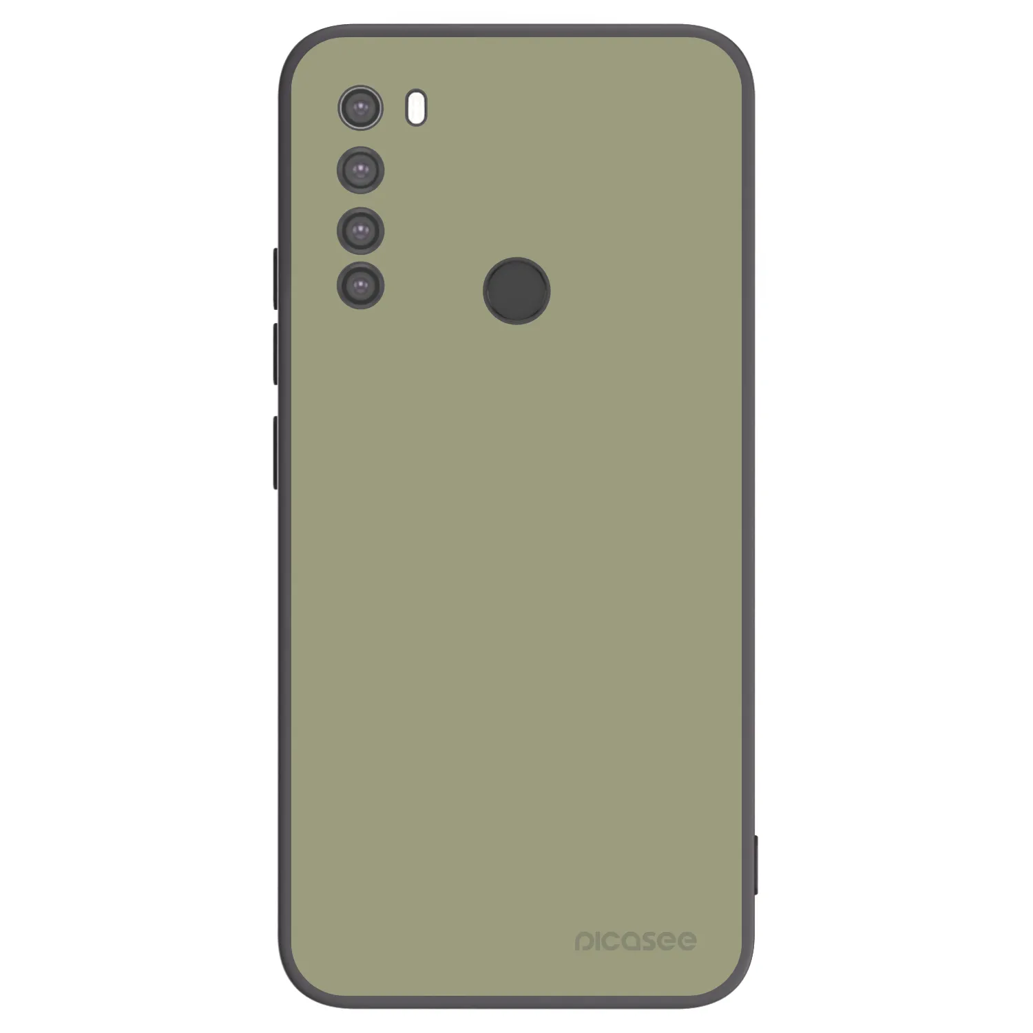 Picasee fekete szilikon tok az alábbi mobiltelefonokra Xiaomi Redmi Note 8 - Dewy Dawn