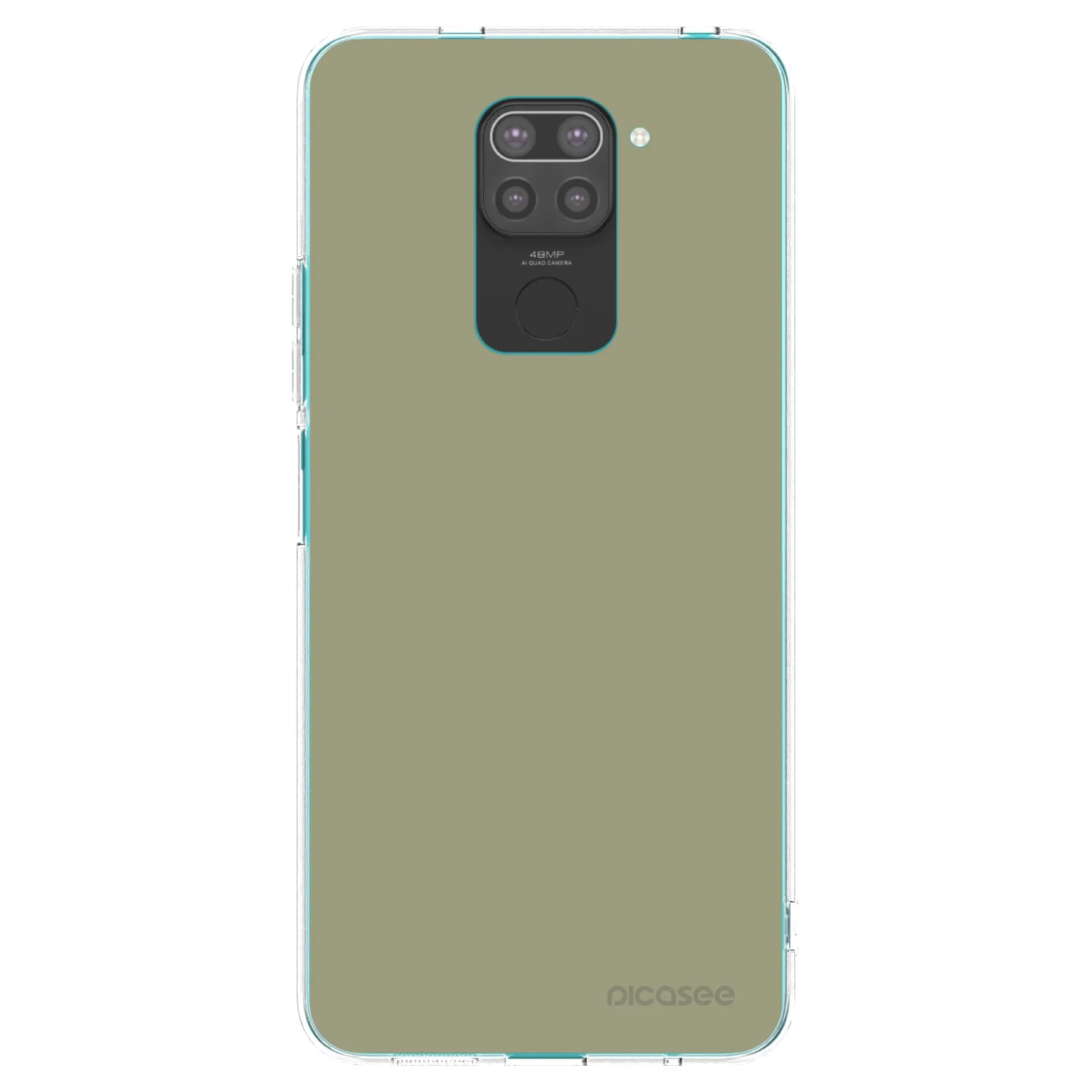 Picasee fekete szilikon tok az alábbi mobiltelefonokra Xiaomi Redmi Note 9 - Dewy Dawn