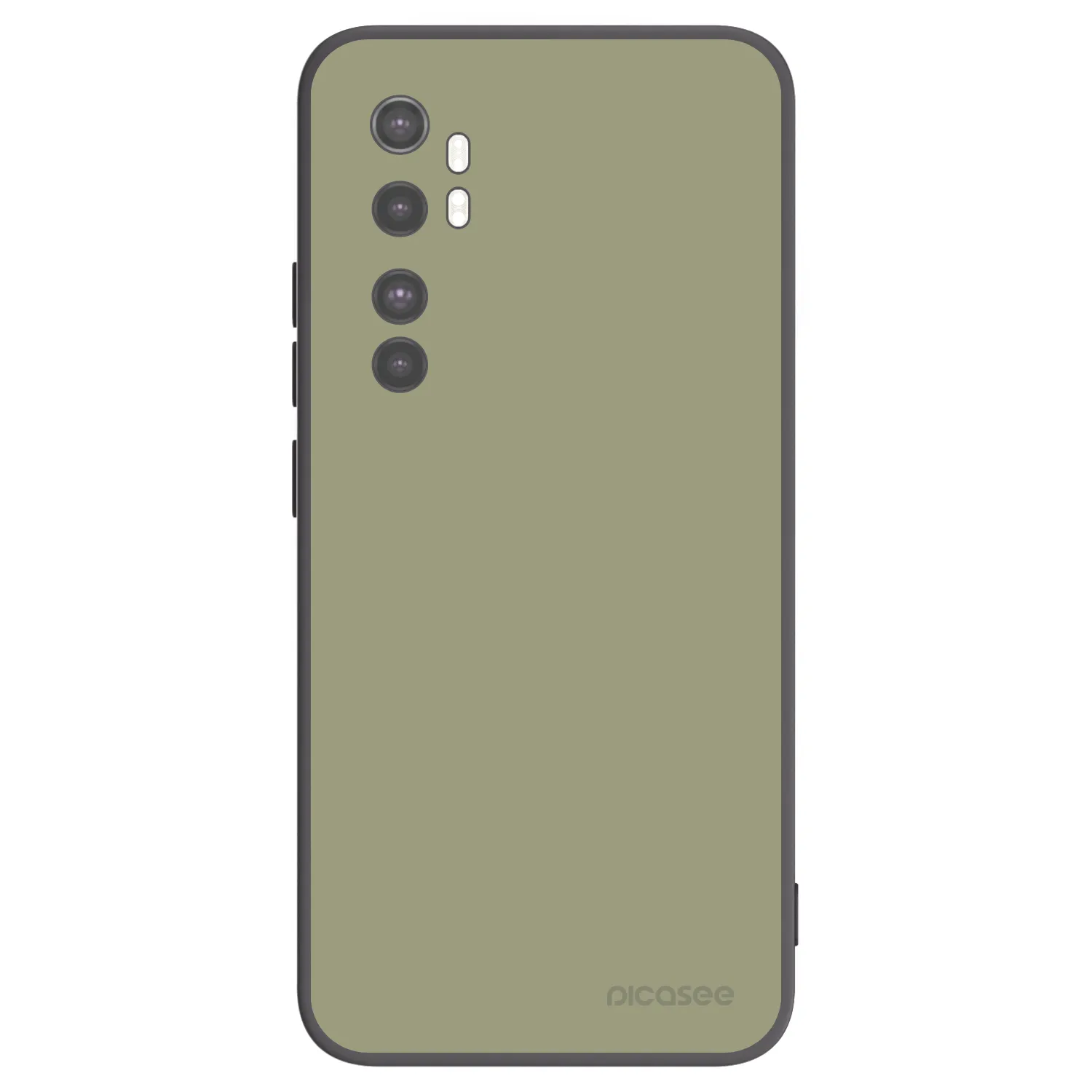 Picasee fekete szilikon tok az alábbi mobiltelefonokra Xiaomi Mi Note 10 Lite - Dewy Dawn