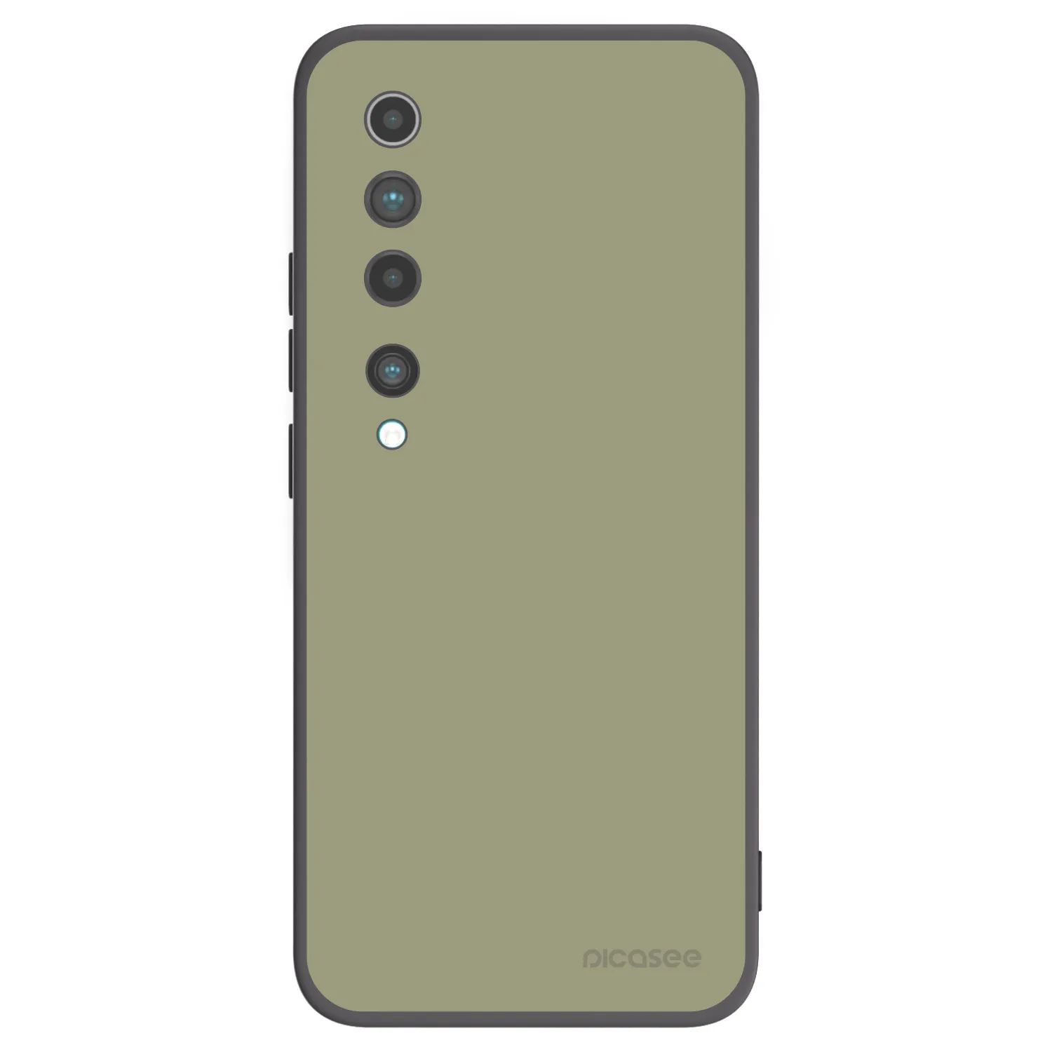 Picasee fekete szilikon tok az alábbi mobiltelefonokra Xiaomi Mi 10 - Dewy Dawn