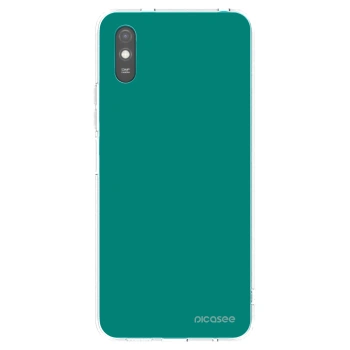 Picasee átlátszó szilikon tok az alábbi mobiltelefonokra Xiaomi Redmi 9A - Emerald Mist