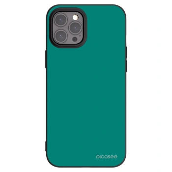 Picasee fekete szilikon tok az alábbi mobiltelefonokra Apple iPhone 12 Pro Max - Emerald Mist
