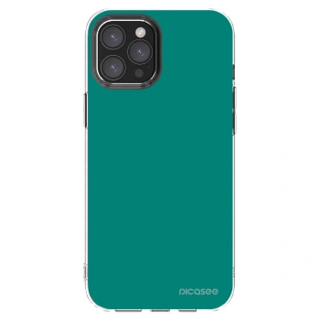 Picasee átlátszó szilikon tok az alábbi mobiltelefonokra Apple iPhone 12 Pro Max - Emerald Mist