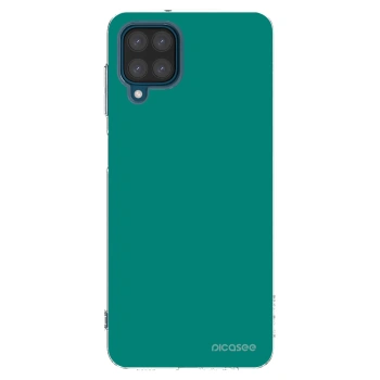 Picasee átlátszó szilikon tok az alábbi mobiltelefonokra Samsung Galaxy A12 A125F - Emerald Mist