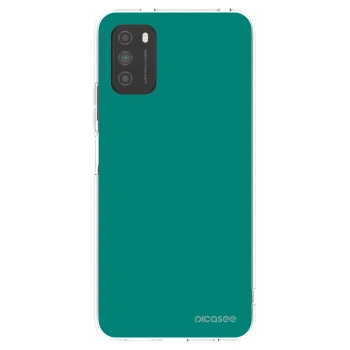 Picasee átlátszó szilikon tok az alábbi mobiltelefonokra Xiaomi Poco M3 - Emerald Mist