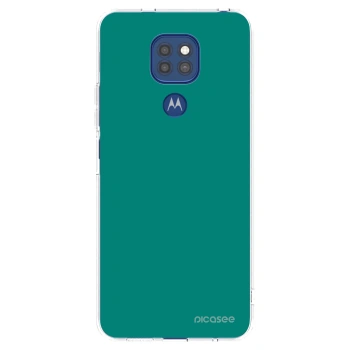 Picasee átlátszó szilikon tok az alábbi mobiltelefonokra Motorola Moto G9 Play - Emerald Mist