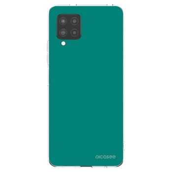 Picasee átlátszó szilikon tok az alábbi mobiltelefonokra Samsung Galaxy A42 A426B - Emerald Mist