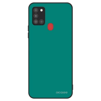 Szilikon tok erre a típusra Samsung Galaxy A21s - Emerald Mist
