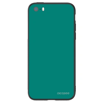 Szilikon tok erre a típusra Apple iPhone 5/5S/SE - Emerald Mist