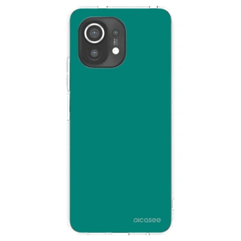 Picasee átlátszó szilikon tok az alábbi mobiltelefonokra Xiaomi Mi 11 - Emerald Mist