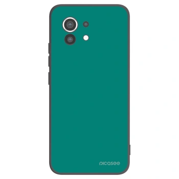 Picasee fekete szilikon tok az alábbi mobiltelefonokra Xiaomi Mi 11 - Emerald Mist