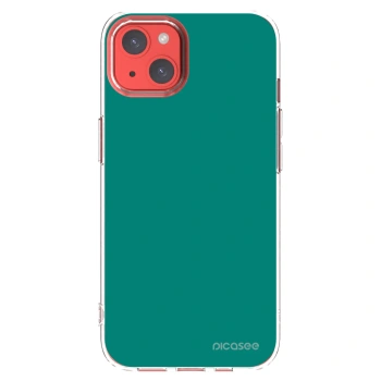 Picasee átlátszó szilikon tok az alábbi mobiltelefonokra Apple iPhone 13 - Emerald Mist
