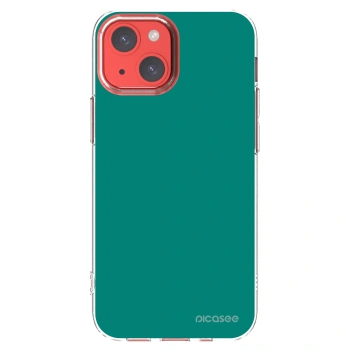 Picasee átlátszó szilikon tok az alábbi mobiltelefonokra Apple iPhone 13 mini - Emerald Mist