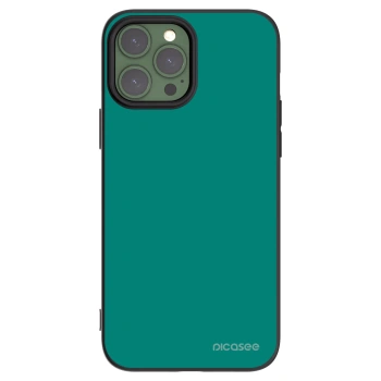 Picasee fekete szilikon tok az alábbi mobiltelefonokra Apple iPhone 13 Pro Max - Emerald Mist