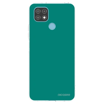Picasee átlátszó szilikon tok az alábbi mobiltelefonokra Realme C21 - Emerald Mist