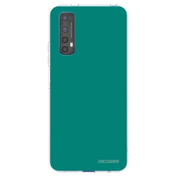 Picasee átlátszó szilikon tok az alábbi mobiltelefonokra Realme 7 - Emerald Mist