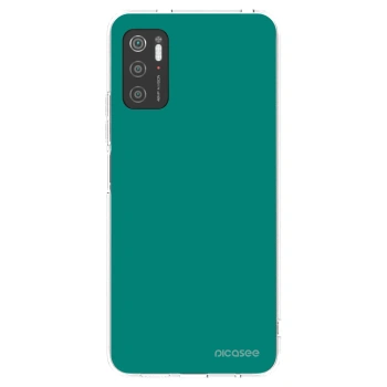 Picasee átlátszó szilikon tok az alábbi mobiltelefonokra Xiaomi Poco M3 Pro 5G - Emerald Mist