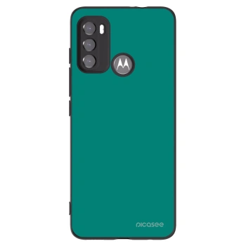 Picasee fekete szilikon tok az alábbi mobiltelefonokra Motorola Moto G60 - Emerald Mist