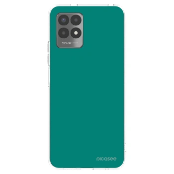 Picasee átlátszó szilikon tok az alábbi mobiltelefonokra Realme 8i - Emerald Mist