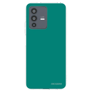 Picasee átlátszó szilikon tok az alábbi mobiltelefonokra Vivo V23 5G - Emerald Mist