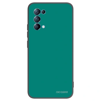Picasee fekete szilikon tok az alábbi mobiltelefonokra OPPO Reno 5 5G - Emerald Mist