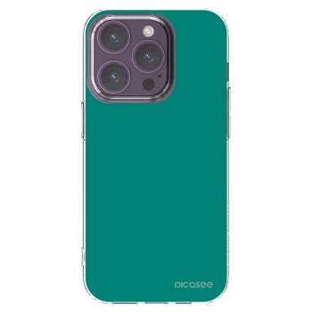 Picasee átlátszó szilikon tok az alábbi mobiltelefonokra Apple iPhone 14 Pro - Emerald Mist