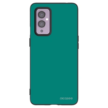 Picasee fekete szilikon tok az alábbi mobiltelefonokra OnePlus 9 - Emerald Mist
