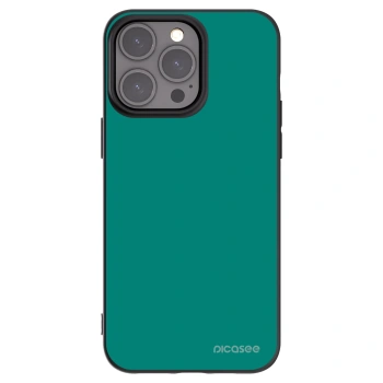 Picasee fekete szilikon tok az alábbi mobiltelefonokra Apple iPhone 15 Pro Max - Emerald Mist