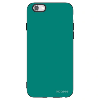 Picasee fekete szilikon tok az alábbi mobiltelefonokra Apple iPhone 6/6S - Emerald Mist