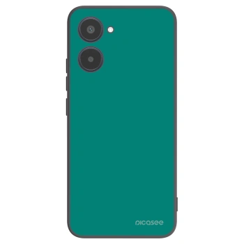 Picasee fekete szilikon tok az alábbi mobiltelefonokra Realme 10 4G - Emerald Mist