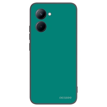 Picasee fekete szilikon tok az alábbi mobiltelefonokra Realme C33 (2023) - Emerald Mist