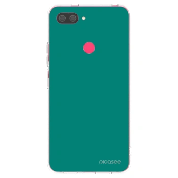 Picasee átlátszó szilikon tok az alábbi mobiltelefonokra Xiaomi Mi 8 Lite - Emerald Mist