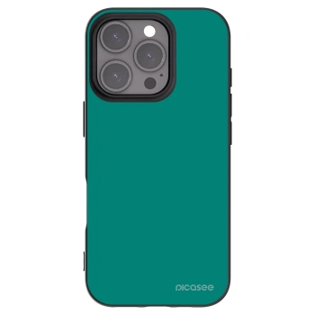Picasee fekete szilikon tok az alábbi mobiltelefonokra Apple iPhone 16 Pro - Emerald Mist