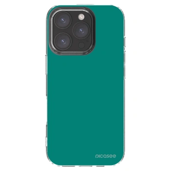 Picasee átlátszó szilikon tok az alábbi mobiltelefonokra Apple iPhone 16 Pro - Emerald Mist