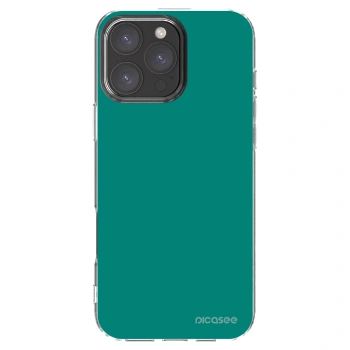 Picasee átlátszó szilikon tok az alábbi mobiltelefonokra Apple iPhone 16 Pro Max - Emerald Mist