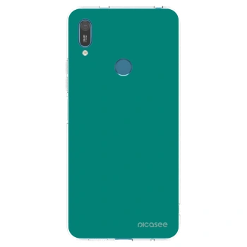 Picasee átlátszó szilikon tok az alábbi mobiltelefonokra Huawei Y7 2019 - Emerald Mist