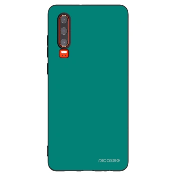 Picasee fekete szilikon tok az alábbi mobiltelefonokra Huawei P30 - Emerald Mist