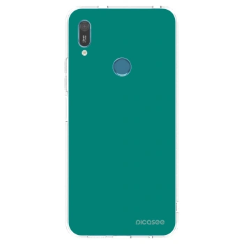 Picasee átlátszó szilikon tok az alábbi mobiltelefonokra Huawei Y6 2019 - Emerald Mist