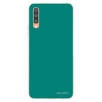 Picasee átlátszó szilikon tok az alábbi mobiltelefonokra Samsung Galaxy A70 A705F - Emerald Mist