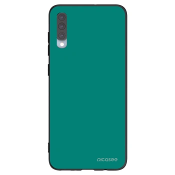 Picasee fekete szilikon tok az alábbi mobiltelefonokra Samsung Galaxy A70 A705F - Emerald Mist