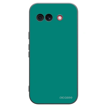 Picasee fekete szilikon tok az alábbi mobiltelefonokra Google Pixel 10a - Emerald Mist