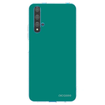 Picasee átlátszó szilikon tok az alábbi mobiltelefonokra Huawei Nova 5T - Emerald Mist