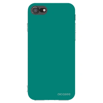 Picasee átlátszó szilikon tok az alábbi mobiltelefonokra Apple iPhone SE 2020 - Emerald Mist