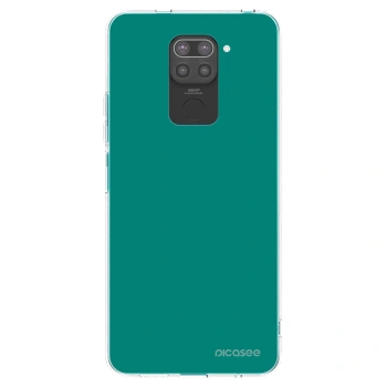 Picasee fekete szilikon tok az alábbi mobiltelefonokra Xiaomi Redmi Note 9 - Emerald Mist