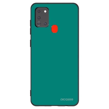 Picasee fekete szilikon tok az alábbi mobiltelefonokra Samsung Galaxy A21s - Emerald Mist