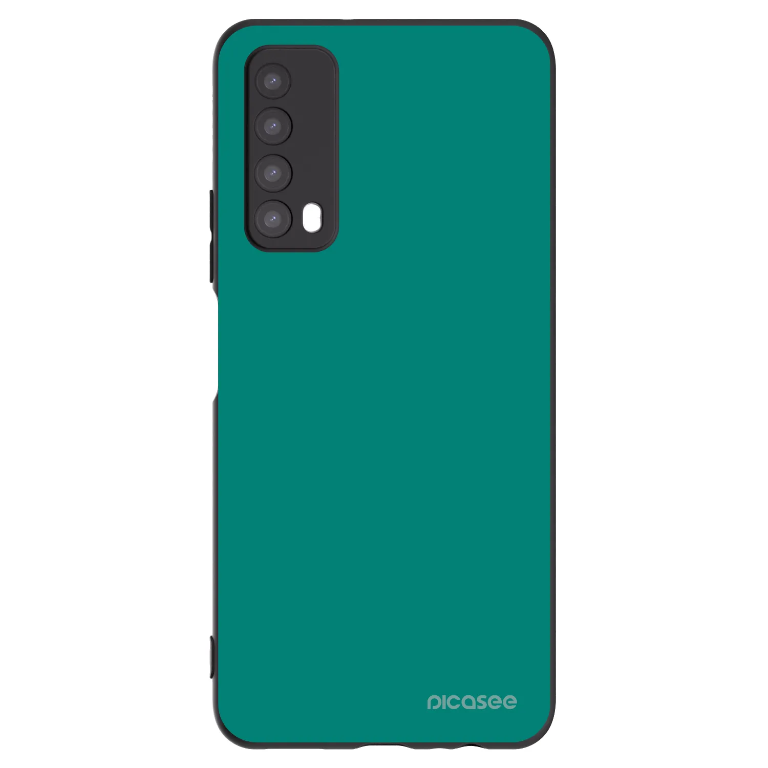 Picasee fekete szilikon tok az alábbi mobiltelefonokra Huawei P Smart 2021 - Emerald Mist