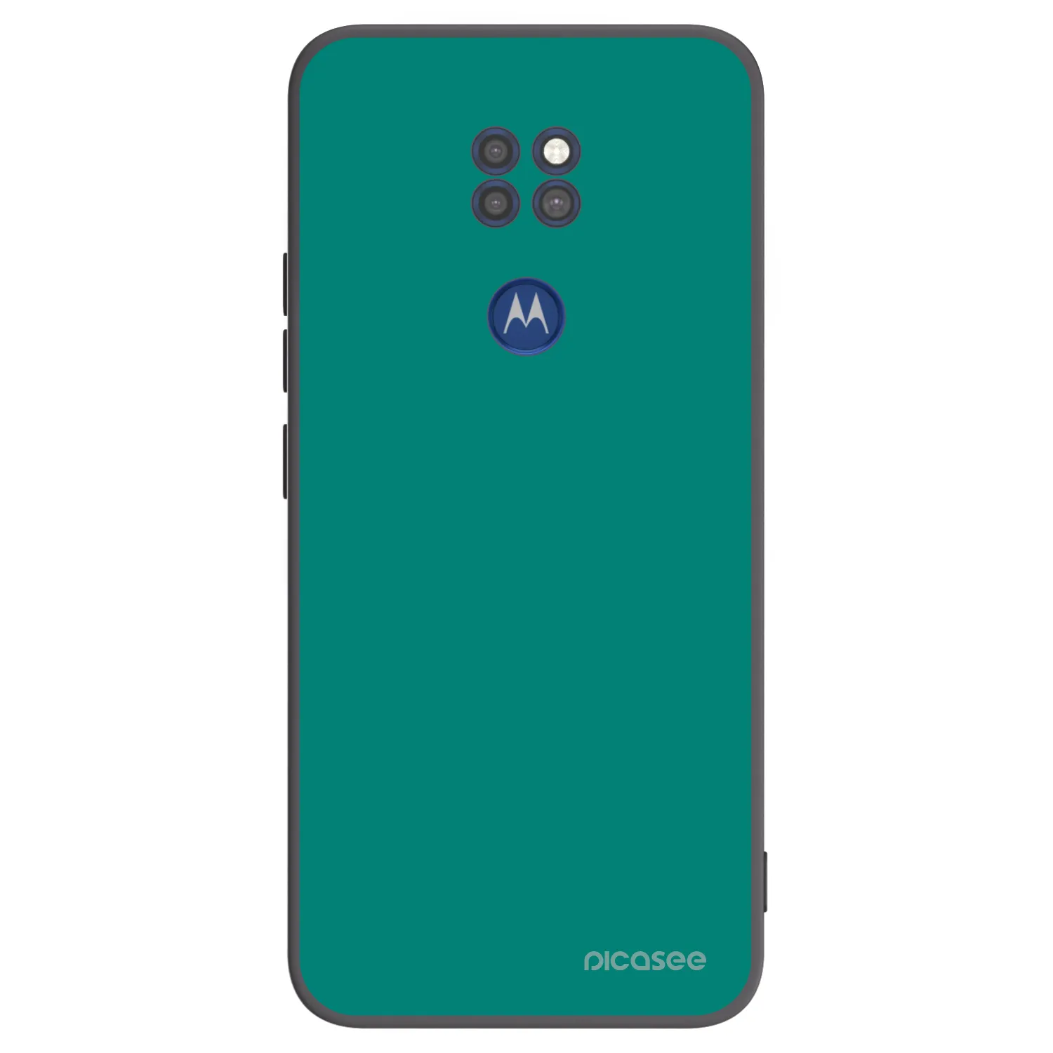 Picasee fekete szilikon tok az alábbi mobiltelefonokra Motorola Moto G9 Play - Emerald Mist