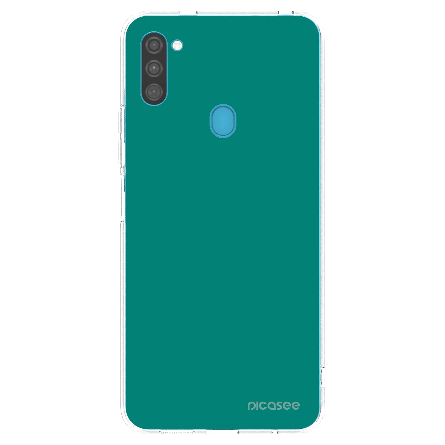 Picasee átlátszó szilikon tok az alábbi mobiltelefonokra Samsung Galaxy M11 - Emerald Mist