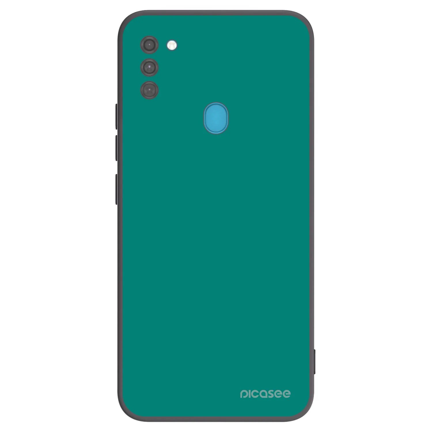 Picasee fekete szilikon tok az alábbi mobiltelefonokra Samsung Galaxy M11 - Emerald Mist