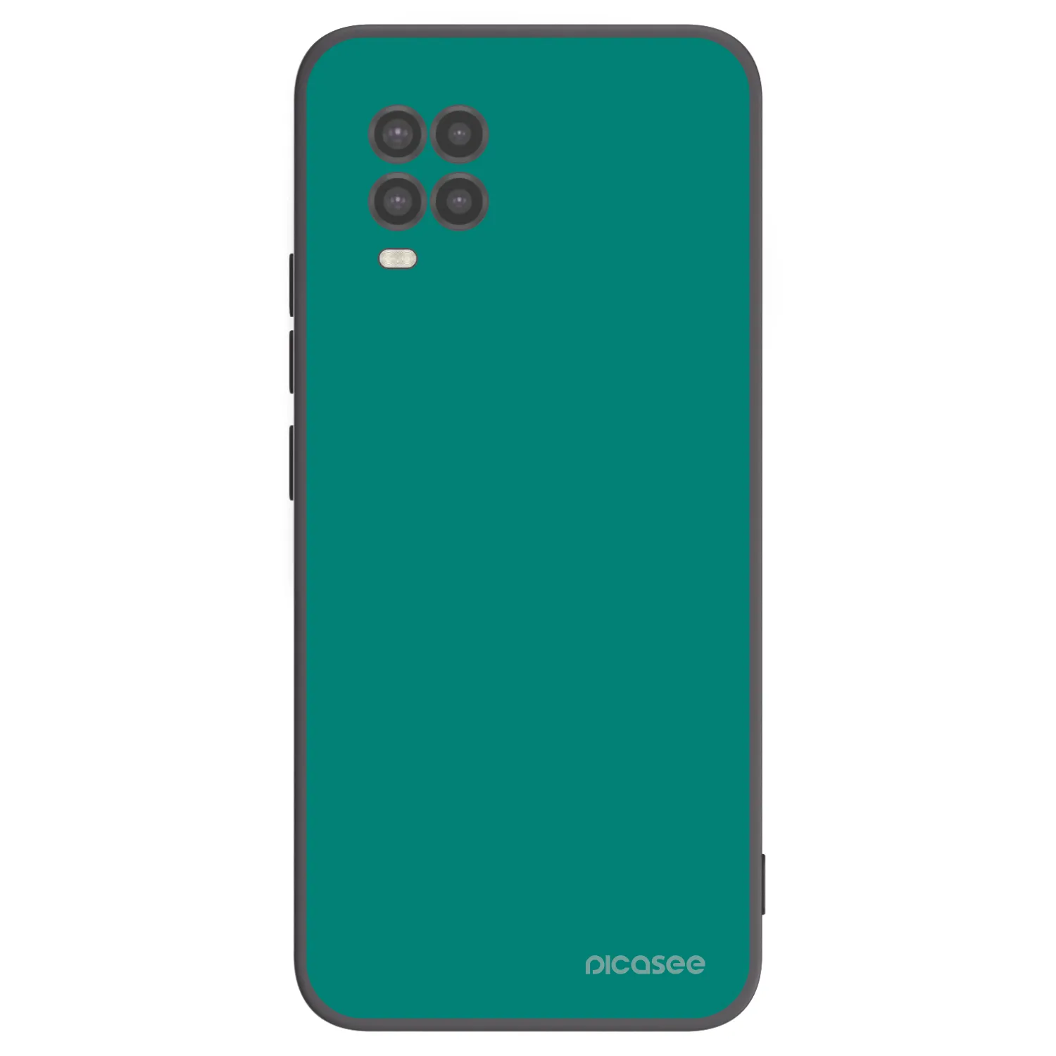 Picasee fekete szilikon tok az alábbi mobiltelefonokra Xiaomi Mi 10 Lite - Emerald Mist